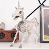 Halloween Skeleton Animal Figurine Large Plastic Skeleton Bone Statue for Lawn Yard Graveyard Home Tabletop Decor