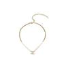 CHANEL Metal Artificial Pearl Necklaces Women's Gold/Pearl White AB6549-B06135-ND169