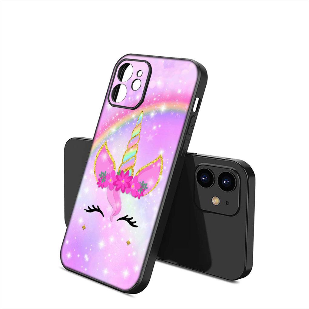 Аниме Единорог Мультяшная Лошадь Мягкий Чехол для Телефона для Apple iPhone 16 11 Pro XS Max X XR 6 7 8 6S Plus + SE 2022 8+ Силиконовый Чехол