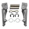 Для Kawasaki ZX6R ZX9R ZX10R ZX14 ZX-14 Z750 Z1000 ZZR1200 GTR1400 ZZR1400 Мотоцикла Передние и Задние Подножки