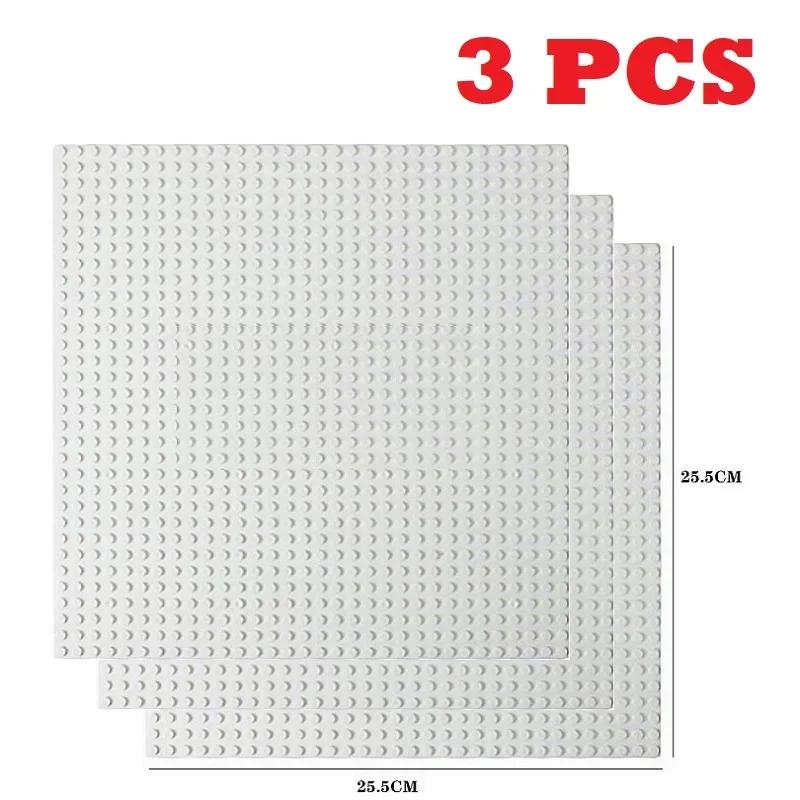 3 шт. Классические базовые пластины, блоки 32x32, 32x16 точек, ABS-пластик, строительные базовые пластины, кирпичи, сборка, город, дорога, друзья, городские игрушки