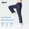 GLM Мужские охлаждающие повседневные брюки прямого кроя из ледяного шелка