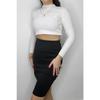 Women's Black Pencil Skirt