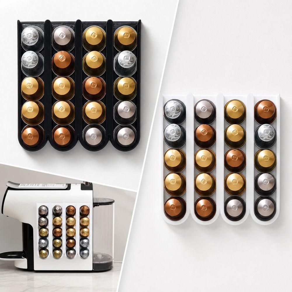 Wall Mounted Coffee Pod Holder Cabinet Mounted Coffee Capsule Organizer Cabinet Organization