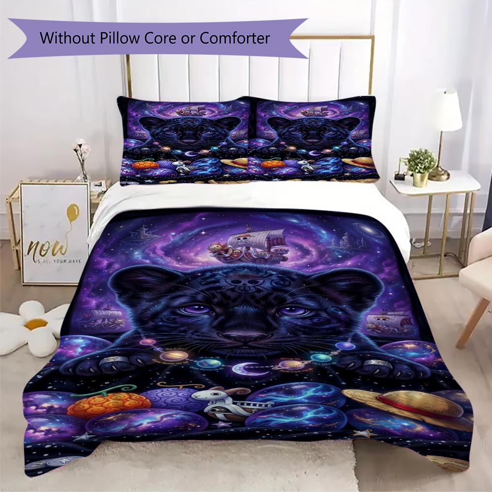 Stylish One Piece Pillowcase & Duvet Cover Set Anime Bedding for Bedroom Decoration Perfect Gift for Otaku.-Xin
