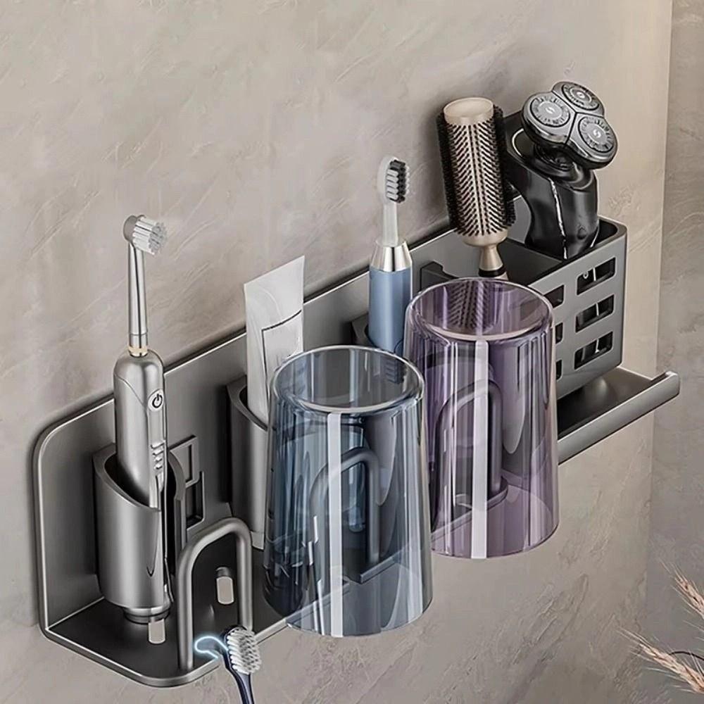 Waterproof Electric Toothbrush Holder Multi-Functional Hanging Toothbrush Stand Electric Shaver