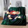 3D Print J-Jujutsu-K- Kaisen Anime Pattern Flannel Blanket,Multi-purpose Holiday Gift Blanket Warm And Soft Blankets All Seasons