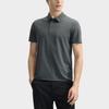 Fila Мужская трикотажная рубашка поло с коротким рукавом высокого класса Blue Series в стиле business casual Сезонный серый F11M522104F-DY