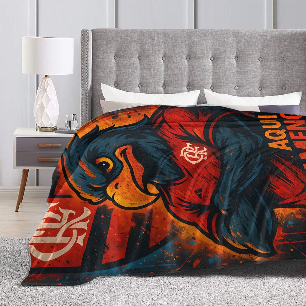 Warm Soft BlanketChildren Travel Flamengos Bedding Throws Flannel Bedspread For Couch Bed Funny Sofa Bed Cover