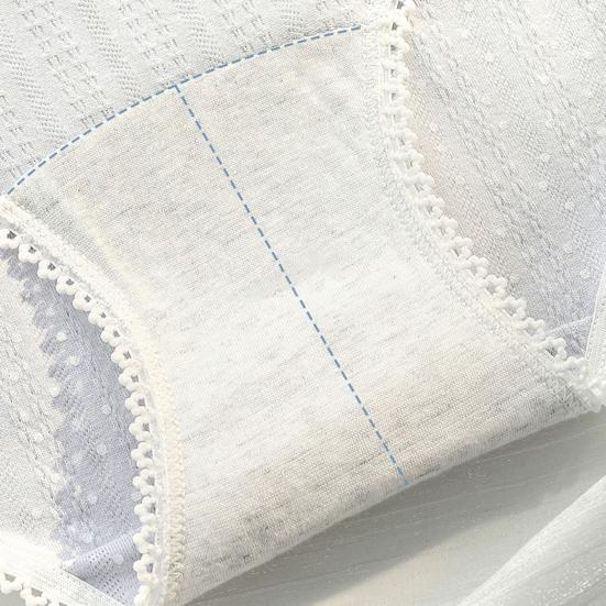 5 Pcs Women's Cotton Briefs Mid Rise Full Coverage Ladies Panties Floral Print Soft Stretch Underwear