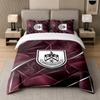 3Pcs Bedding SetBurnley Football Soft Bed Sheet and Two Pillowcases Home Bedroom Decor