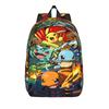Модный Рюкзак Семейный Пикачу на Тему Pokemon Mochilas Модный Дорожный Прочный Наплечный Рюкзак