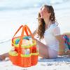 Large Capacity Mesh Beach Storage Bag Foldable Wash Storage Bag Swimming Handbag  Swimming Pool