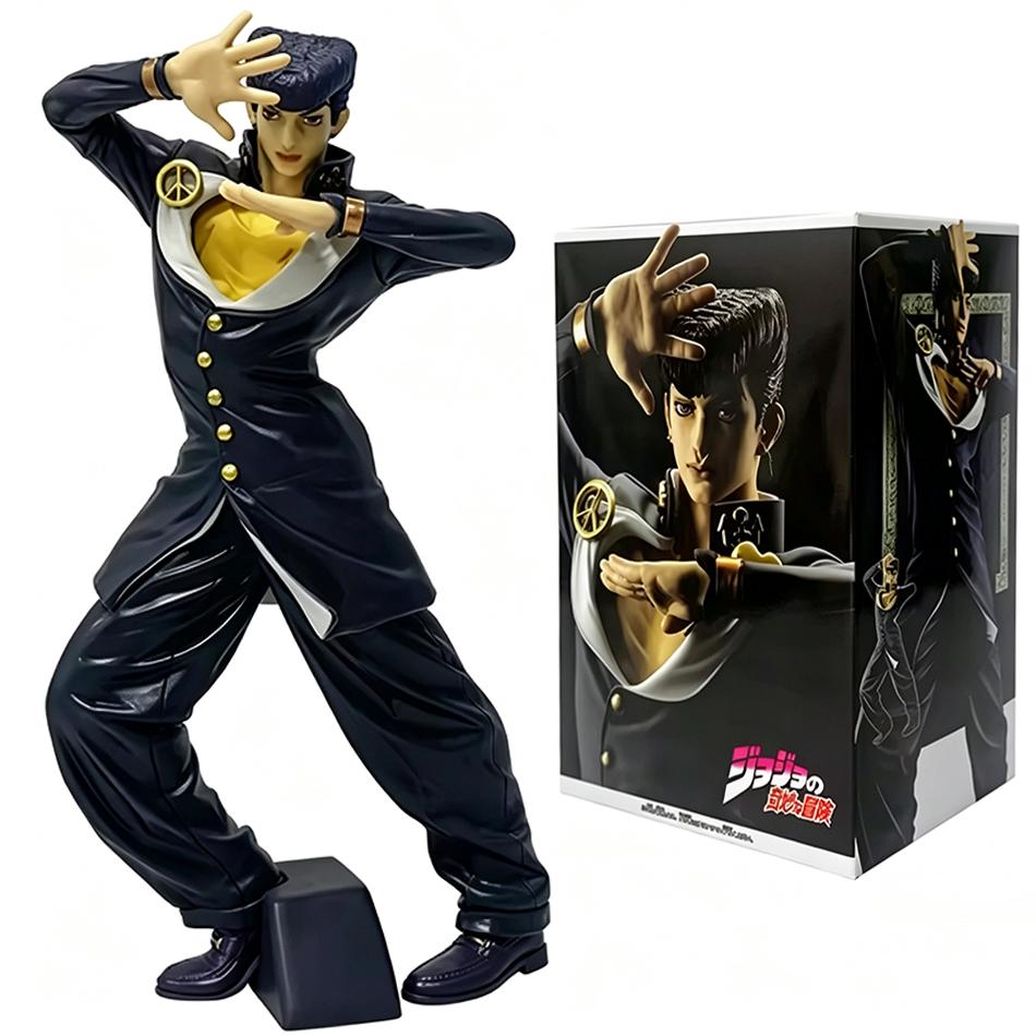 19 см Аниме Фигурки JoJo's Bizarre Adventure - Джозеф Джостар Статуэтка для Украшения Стола Коллекционная Модель Куклы Рождественские Хэллоуинские Подарки