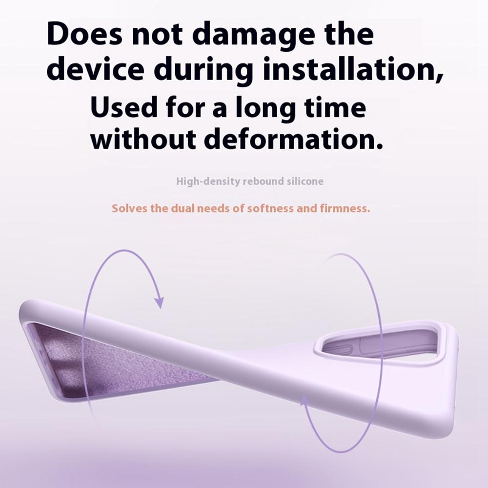 Для Oppo Reno14 5G (Глобальный) Чехол Приятный на ощупь Жидкий Силикон+ПК Чехол для телефона