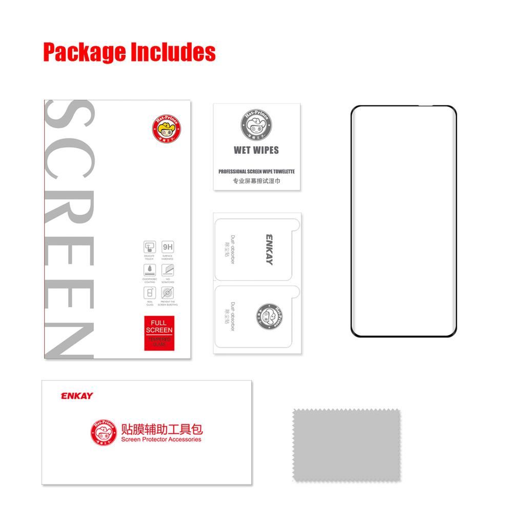 ENKAY HAT PRINCE 0.26мм 9H 3D Ультрапрозрачная Изогнутая Защита на весь экран Защитное стекло для Honor 50/Huawei nova 9