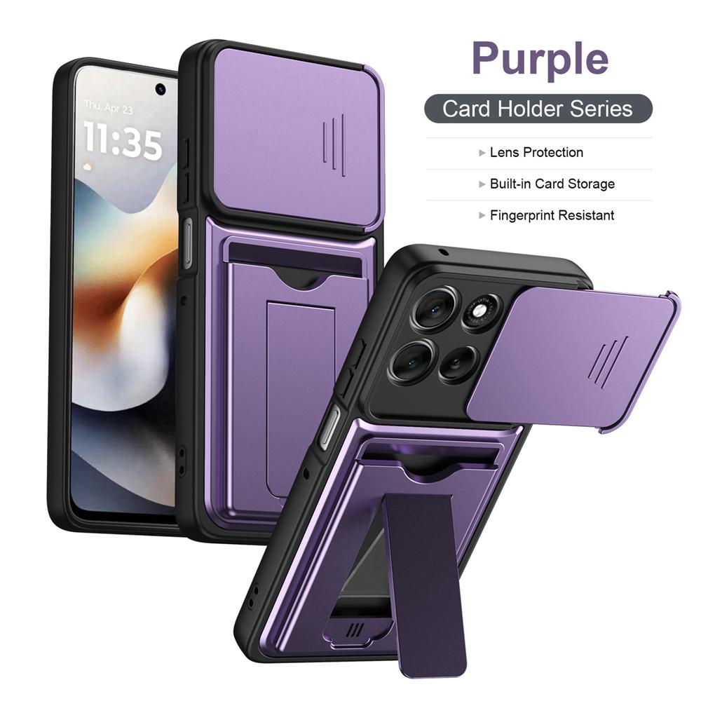 KEYSION Сумка-кошелек Чехол для телефона для Motorola MOTO G86 G67 G57 Power G56 5G Слайдер Защита камеры Подставка Ударопрочный чехол