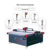 Vibrating Knife Cutting Machine for Carpet, EVA Floor Mat, PVC Cloth, and Leather