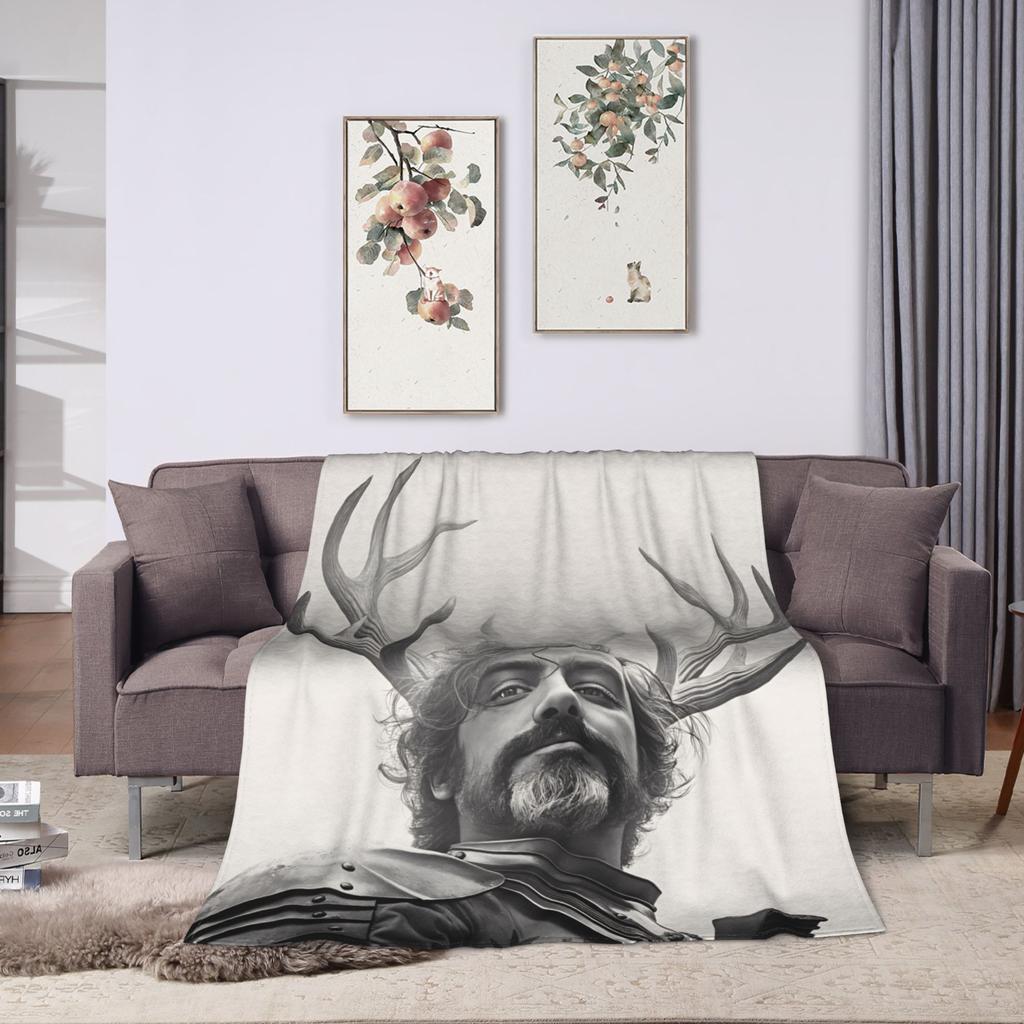 Lyonel Baratheon Blanket Quality Soft Warm Throw Blanket Winter Girls Boys Living Room Pattern Bedspread