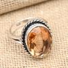 Beautiful Morganite Gemstone Handmade Sterling 925 Silver Ring Jewelry