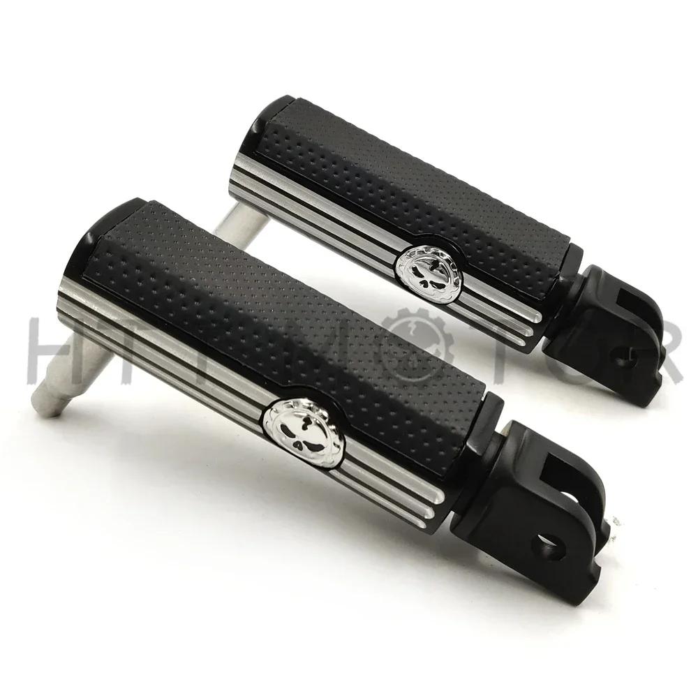 Motorcycle Defiance Rider Footpegs Black Anodized for Harley 2018-later Breakout FXBR 114 FXBRS
