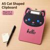 Low Profile Clip Magnetic Cat Clipboard A5 File Holder Durable Clip Boards  for Nurses Teachers