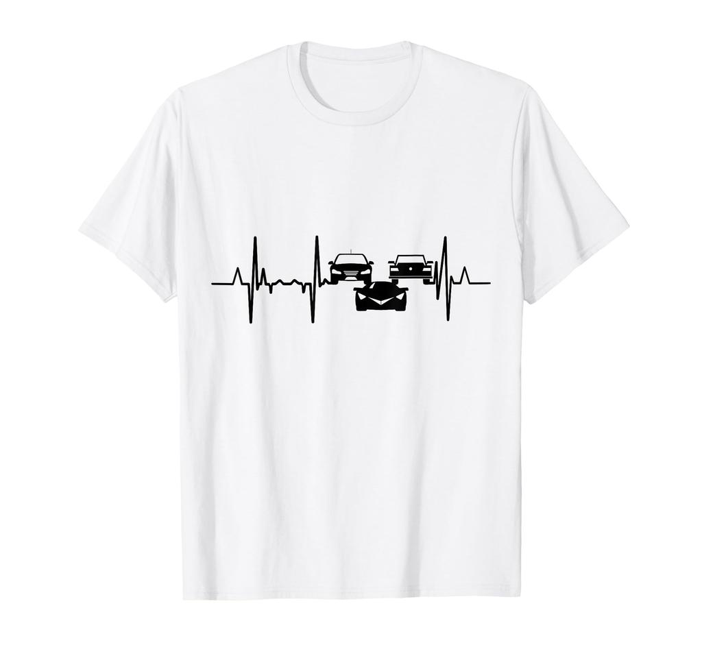 Sports Car Heartline Heartbeat T-Shirt