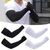 1pair Outdoor Cycling FishingCooling Arm Sleeve Cover Sun Protection Anti UV Breathable Elastic Comfortable Arm Protector Unisex