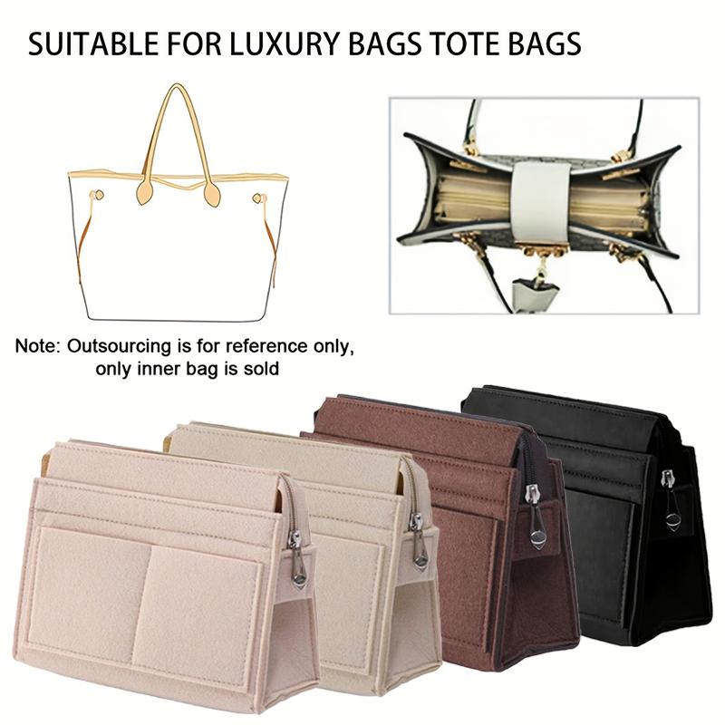 1шт войлочный органайзер-мешочек, нецарапающийся внутренний войлочный мешок для сумок S/L