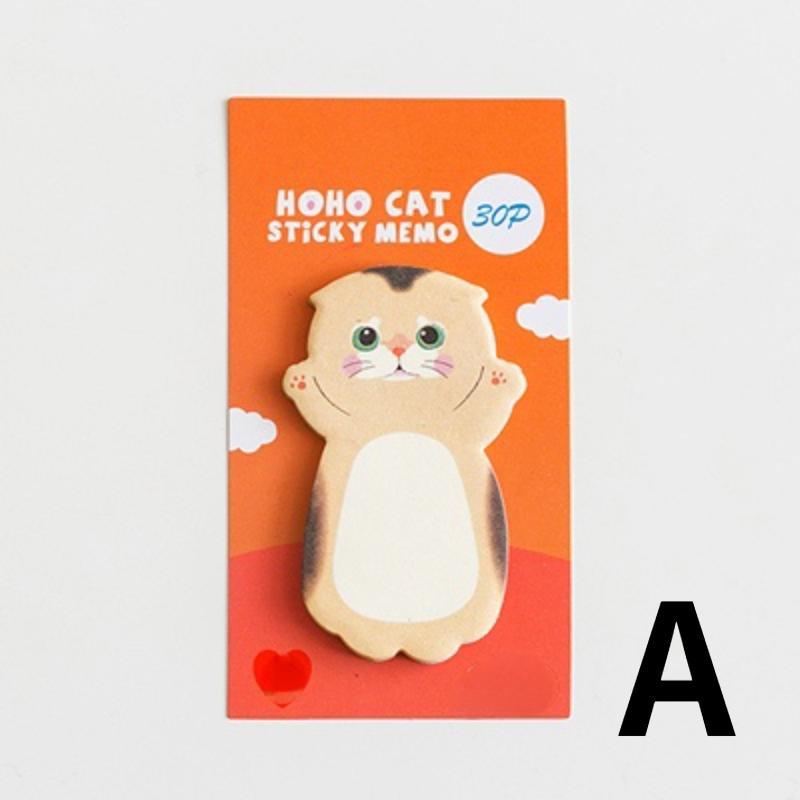 1 Pcs Cute Cat Series Sticky Note Student Message Sticker N Times Memo Pad Scrapbooking School Label Stationery