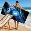 Name Custom SSC Napoli Logo Print Beach Towel, Large Soft Quick Dry Towel for Beach Camping Swimming