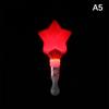 1Pc Colors Change LED Glow Stick Heart Star Shape Luminous Concert Cheering Tube Wedding Party Light Stick