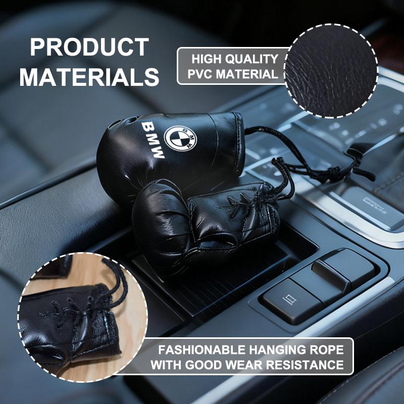 HKUG1 2pcs Mini Boxing Gloves Car Pendant Home Wall Hanging Decoration For BMW M Performance E36 E46 E60 E90 E91 E92 E93 F30 F20