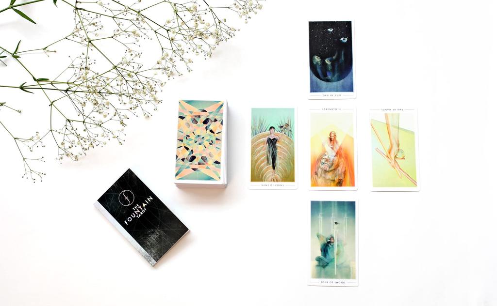 Фонтан Японский Оракул Таро Гадание с Японскими Инструкциями I.I.J. Таро, Издание, Карты, Аффирмации, Гадание,