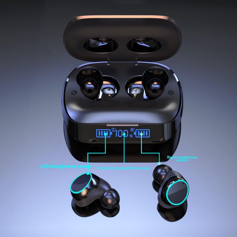 Гарнитура Bluetooth Двусторонняя стерео беспроводная внутриканальная гарнитура с шумоподавлением для киберспорта