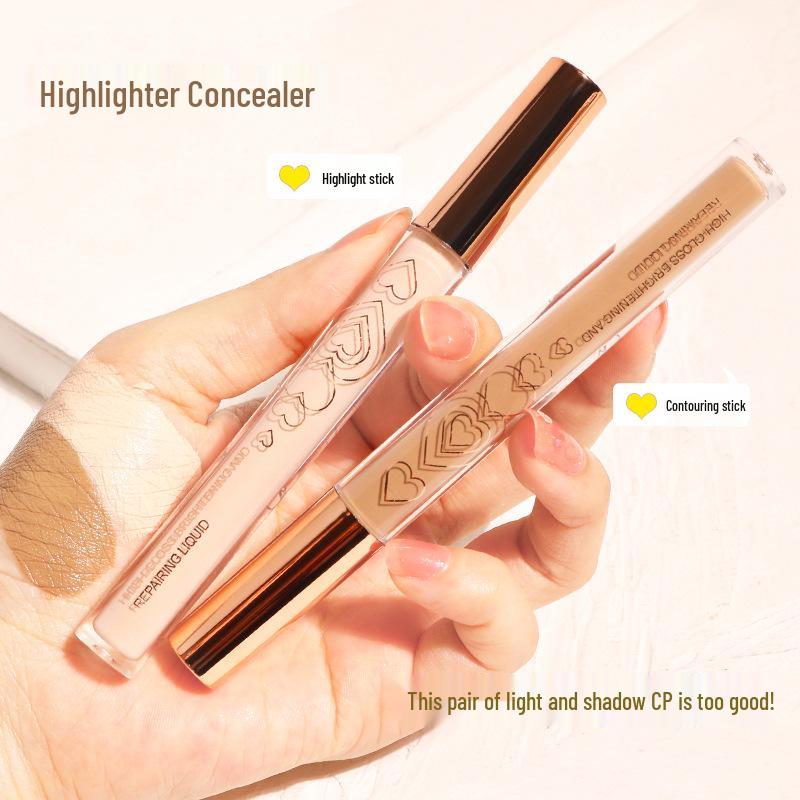 Осветляющий консилер-ручка: Стойкий, объемный хайлайтер для зоны под глазами от кругов и теней