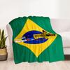 Brazilian Footballer Hairstyle Blanket Soft Warm Cozy Great for Bedding Picnics Couch All-Season Use Warmthful Decor