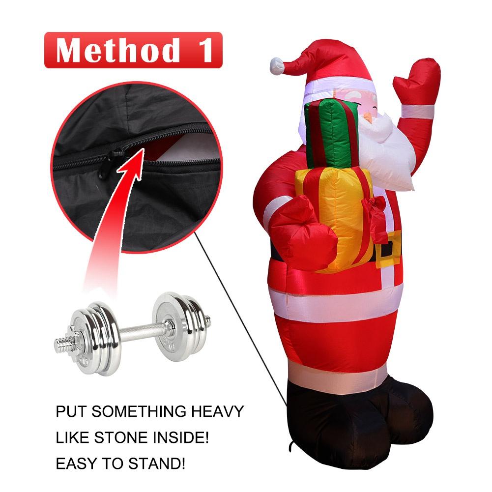 Рождественские надувные наружные украшения со светодиодной подсветкой, надувные украшения для двора на Рождество, праздничные товары для сада, газона, вечеринки, сувениры, декор