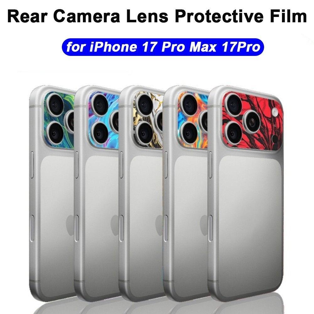 4 шт. Защитная пленка для задней камеры iPhone 17 Pro Max 17Pro, полноэкранная, защищающая объектив, противоударная, матовая, с текстурой