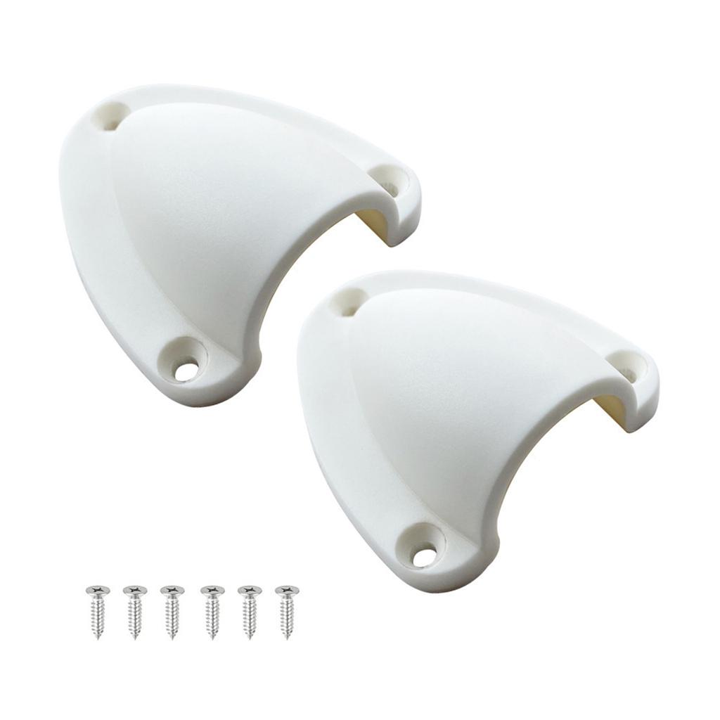 Marine Wire Cable Vent Cover Clamshell Vent Ventilator Vent for Boat Marine Yacht Kayak with Mounting Screw Large/Small