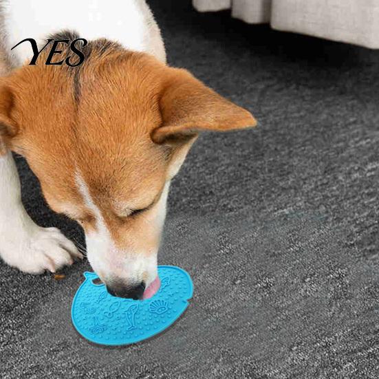 Dog Slow Feeder Pet Food Mat with Suction Cups, Whale Shape Feeding for Prevent Choking Anxiety Relief, Non-Slip Silicone Lick Dogs And Cats Cup