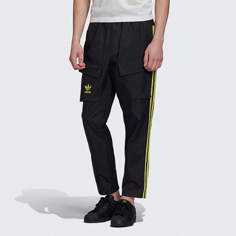 adidas Мужские длинные спортивные брюки Originals Trefoil, черные GK5918