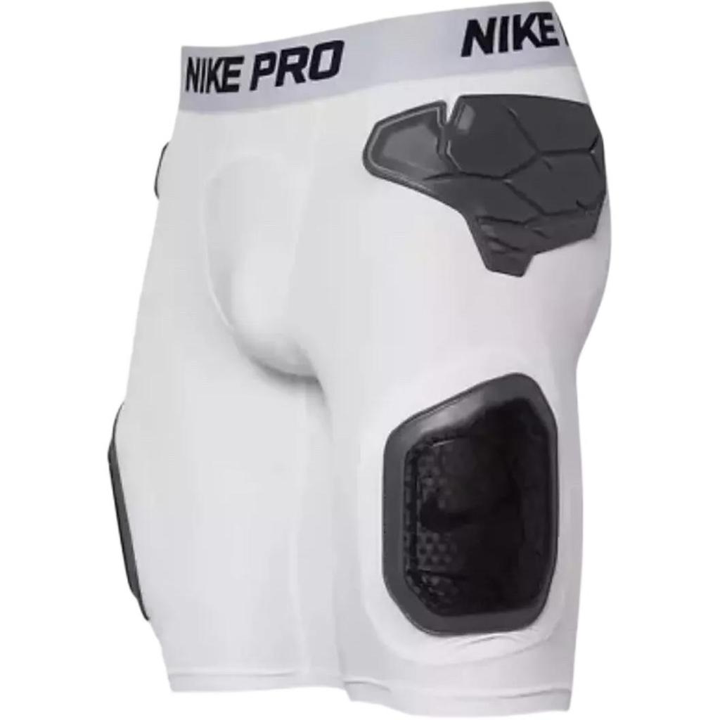 Nike Мужские padded футбольные шорты Pro HyperStrong Белый Черный AQ2732-100