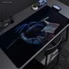 Большой Коврик для Мыши Kali Linux Teclado XL Коврик для Мыши Компьютер Ноутбук Нескользящий Настольный Коврик для Клавиатуры Натуральная Резина Коврик для Мыши С Замком по Краю