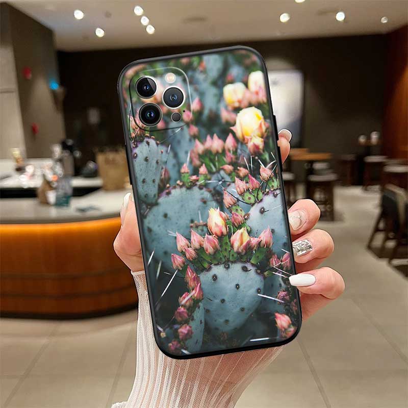 RE63 Чехол для телефона с акварельными кактусами и суккулентами для Samsung Galaxy S20 S21 S22 Ultra FE + Plus A21S A22 A24 A25 A26 A30 A30S A31