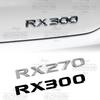QMV5 Suitable for RX300, RX350, RX500h, RX450h, RX270, RX200t Lexus tail emblem decorative metal letter stickers
