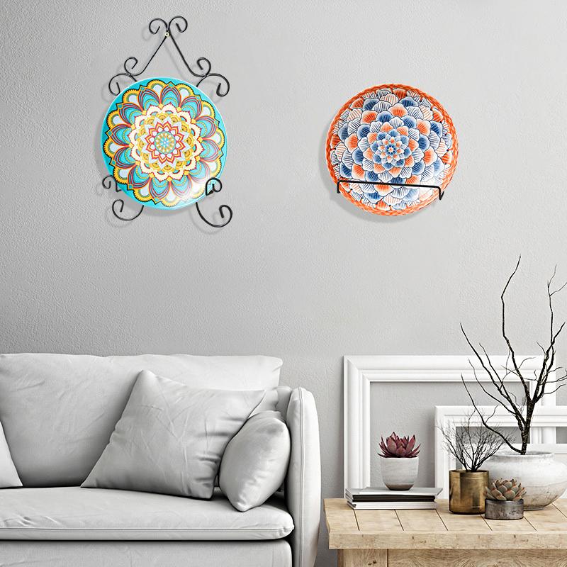 1PC Iron Display Bracket Hung Strong Load-bearing Exhibition Hall Multi Functional Living Room Iron Home Decoration