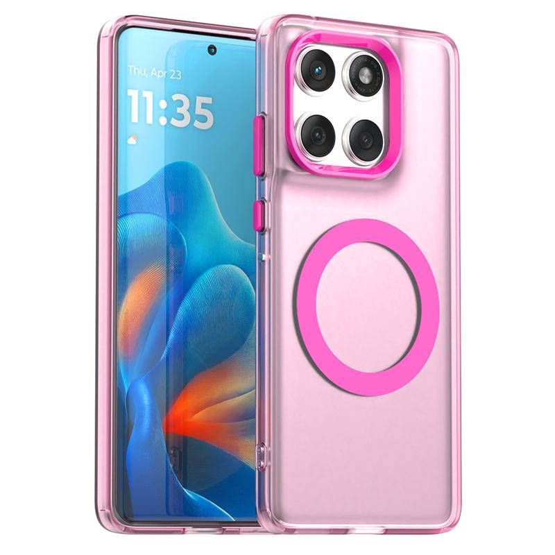 Magnetic Adsorption Wireless Charge Case For Motorola Edge 60 Fusion Phone Case Moto Edge 60 Fusion Case For Moto Edge 60 Fusion