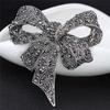 Bow Brooch Pin Women Shirt Collar Big Bowknot Brooch Jewelry