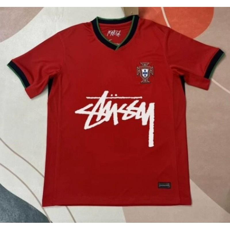 Ретро футбольная майка в стиле Stussy Бразилия Италия Фламенго Япония 1998 2002 Футбольная футболка Унисекс Спортивный топ